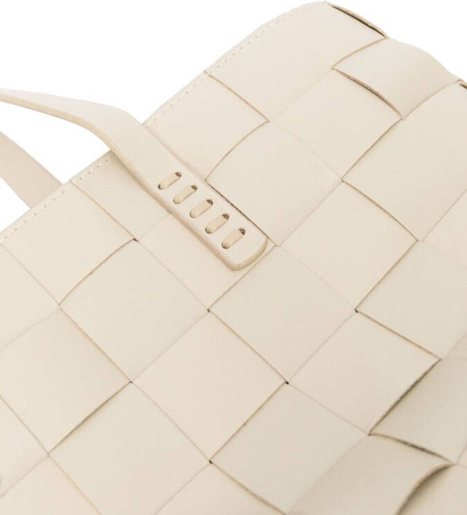 DRAGON DIFFUSION Leren shopper Beige