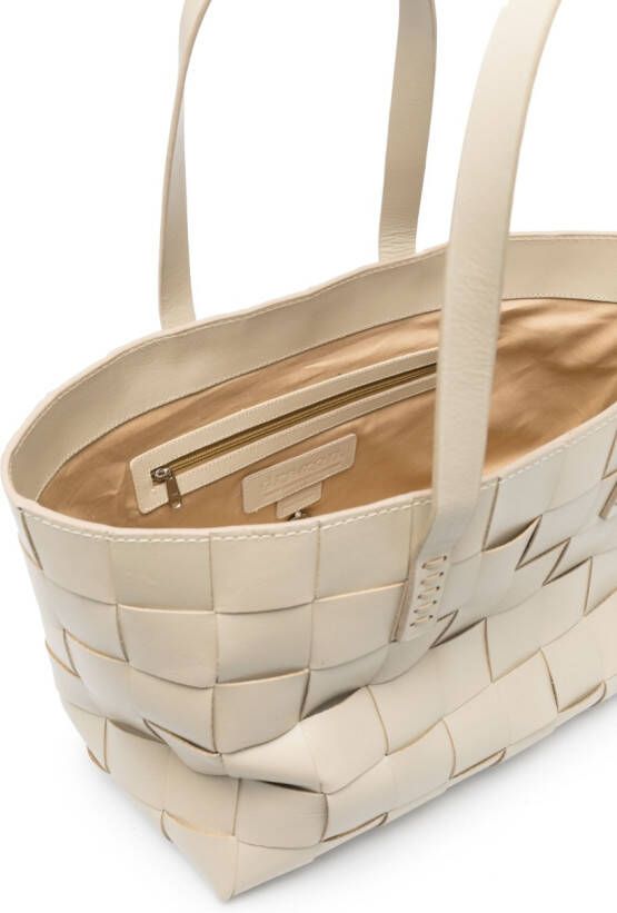 DRAGON DIFFUSION Leren shopper Beige