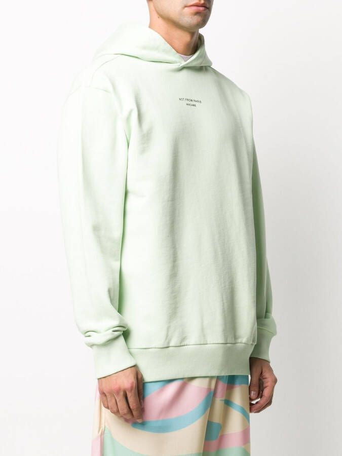 Drôle De Monsieur Klassieke hoodie Groen