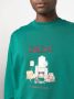 Drôle De Monsieur Sweater met geborduurd logo Groen - Thumbnail 5