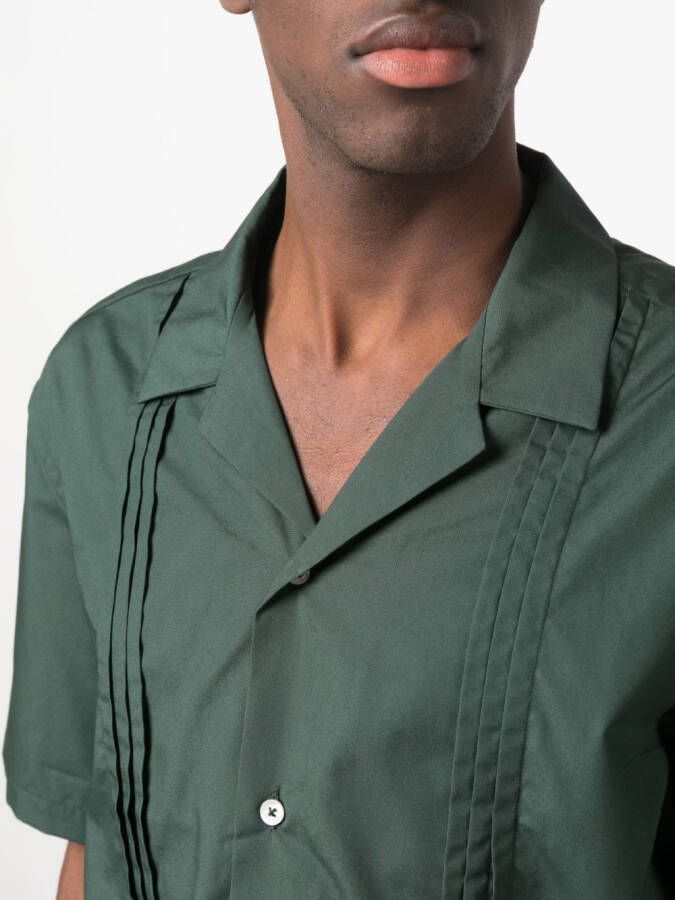 Drôle De Monsieur Overhemd met geplooid detail Groen