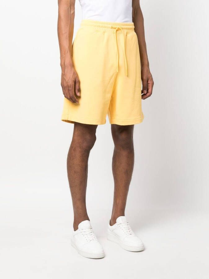 Drôle De Monsieur Shorts met logopatch Geel