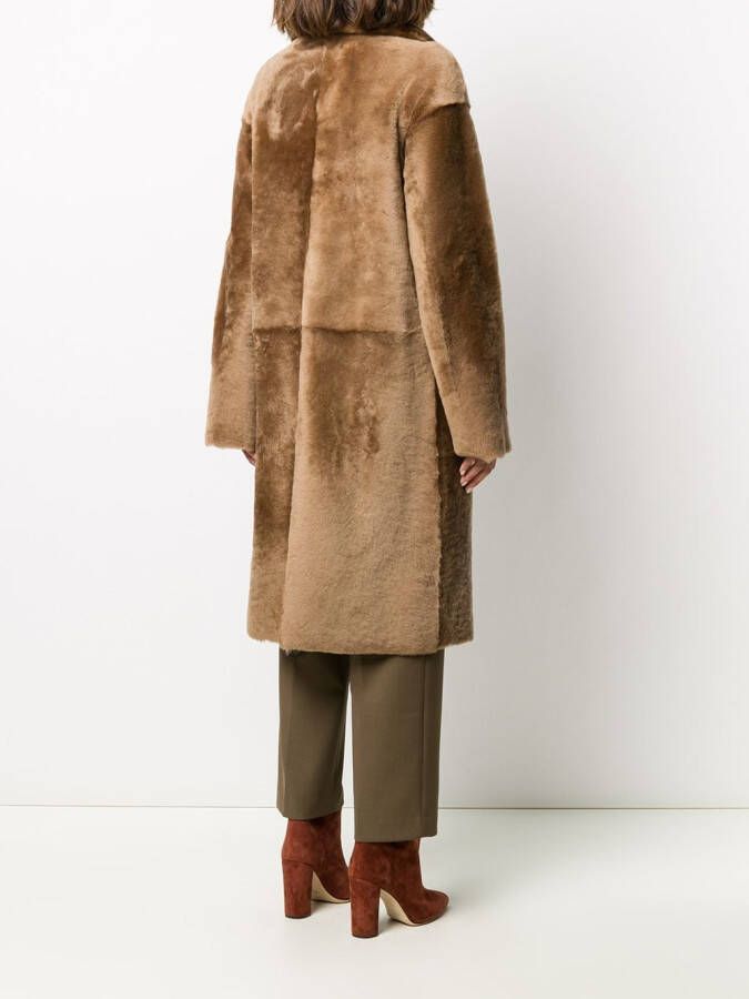 Drome Lammy coat Bruin