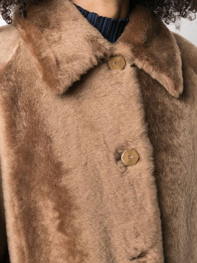 Drome Lammy coat Bruin