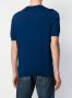 Drumohr Basic T-shirt Blauw - Thumbnail 4