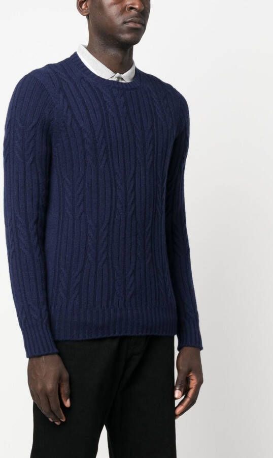 Drumohr Kasjmier trui Blauw