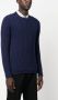 Drumohr Kasjmier trui Blauw - Thumbnail 3