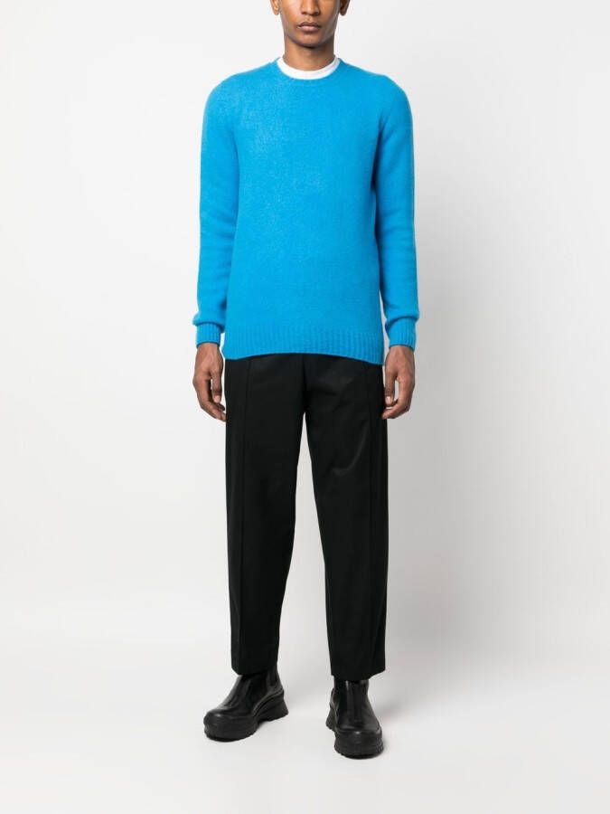 Drumohr Trui met ronde hals Blauw