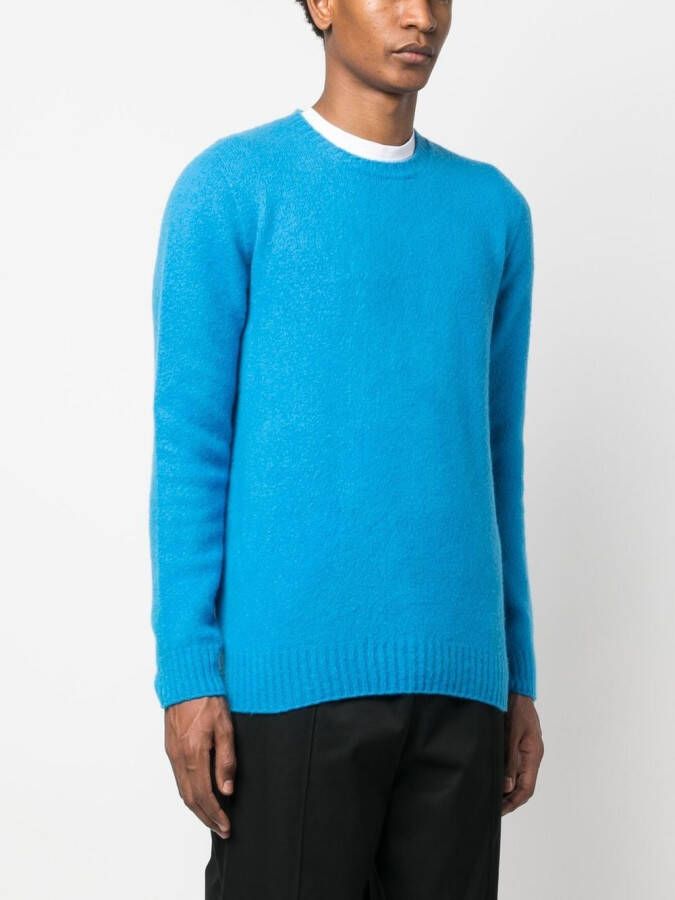 Drumohr Trui met ronde hals Blauw