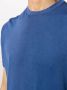 Drumohr Effen T-shirt Blauw - Thumbnail 5