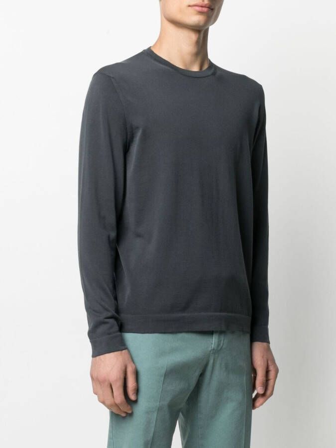 Drumohr Fijngebreide trui Blauw
