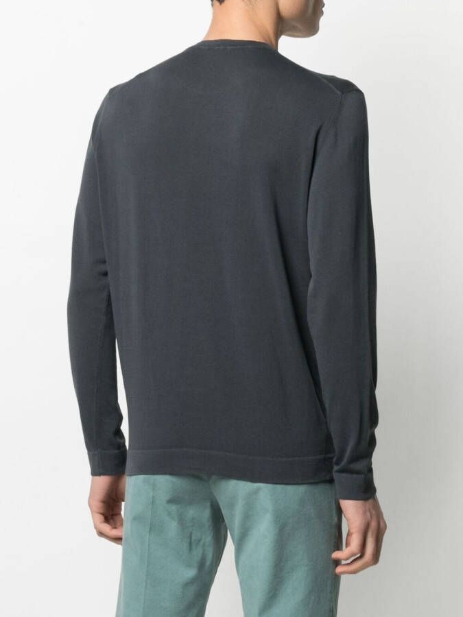 Drumohr Fijngebreide trui Blauw