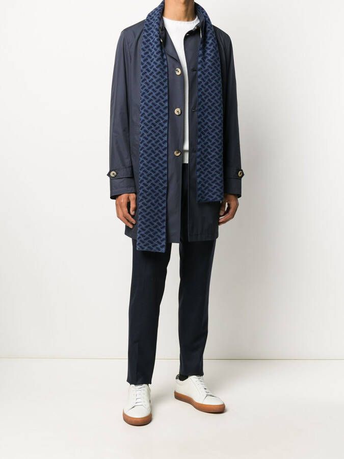 Drumohr Gebreide sjaal Blauw