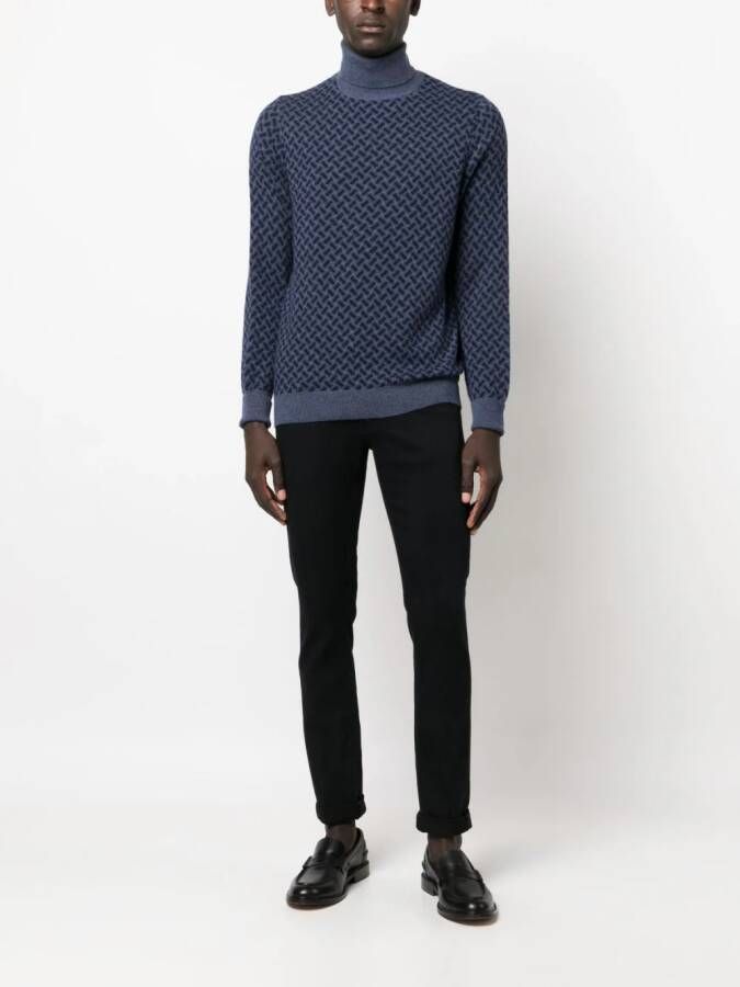 Drumohr Kasjmier trui Blauw
