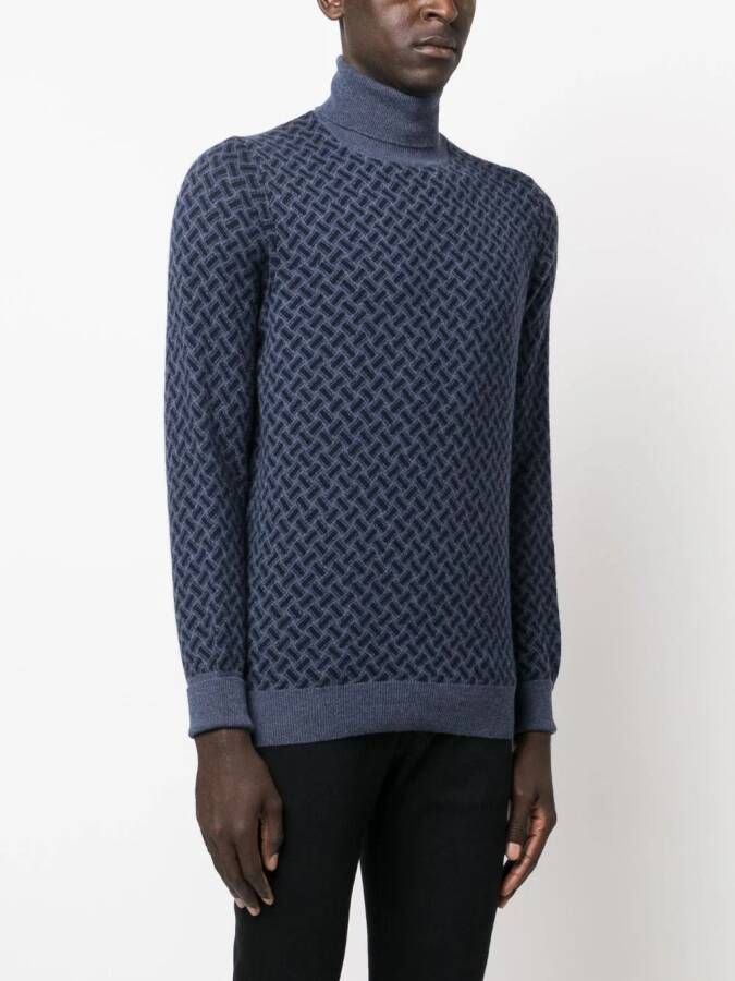 Drumohr Kasjmier trui Blauw