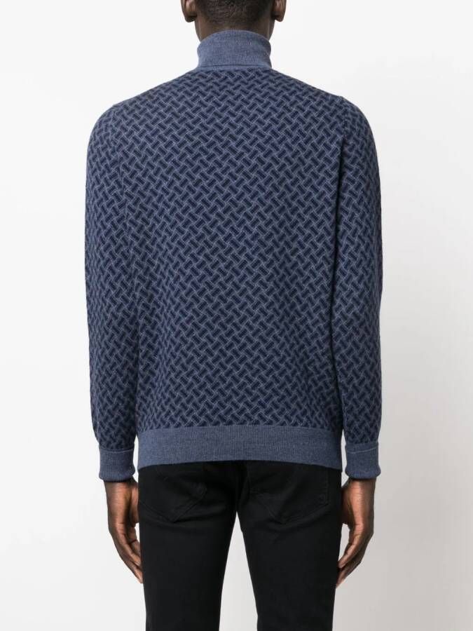 Drumohr Kasjmier trui Blauw