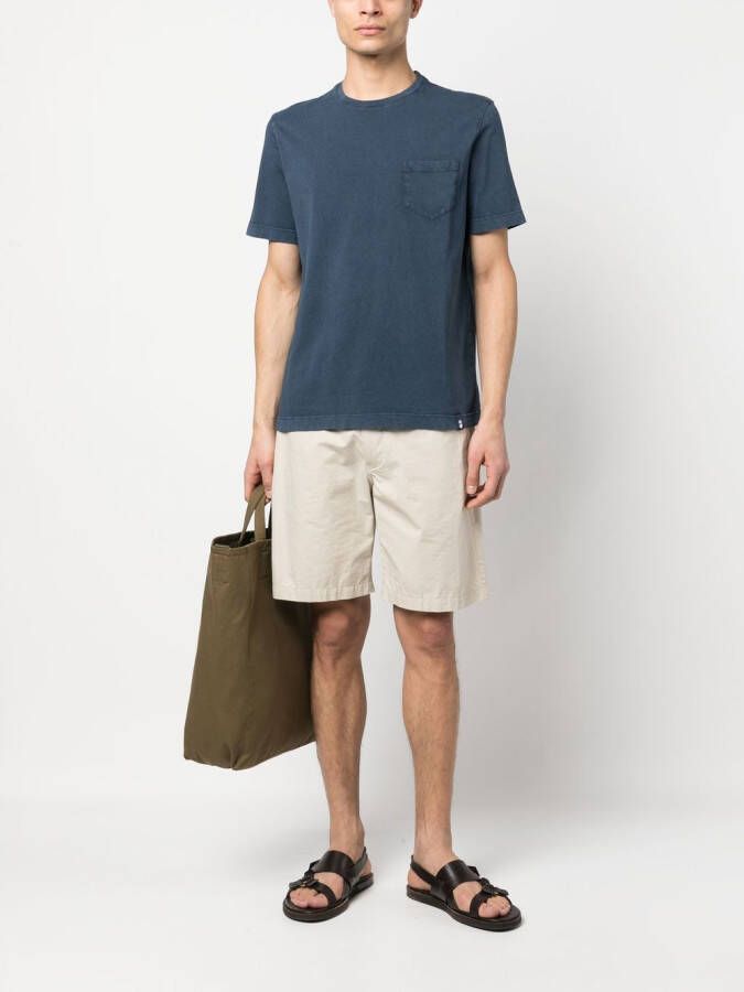 Drumohr Katoenen T-shirt Blauw