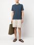 Drumohr Katoenen T-shirt Blauw - Thumbnail 2