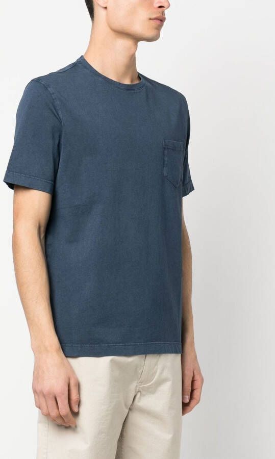 Drumohr Katoenen T-shirt Blauw