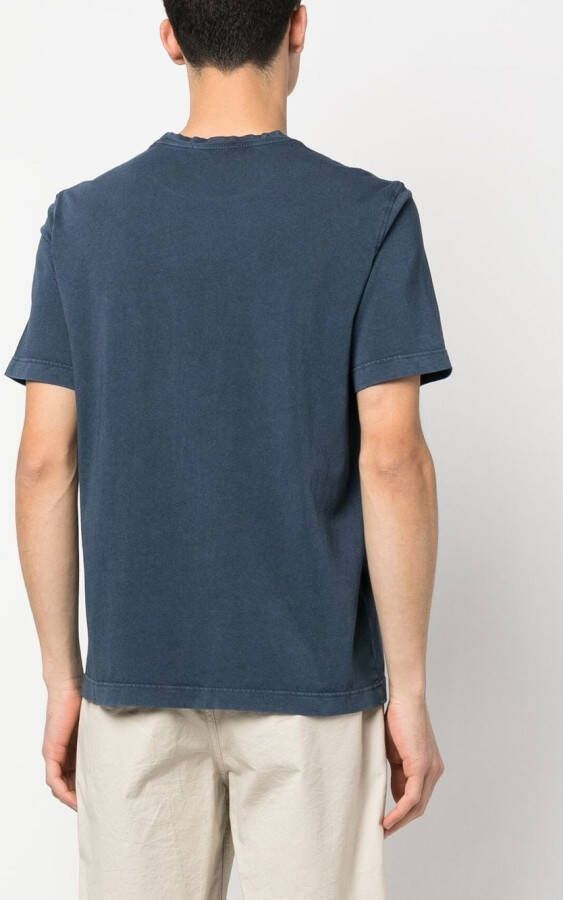 Drumohr Katoenen T-shirt Blauw