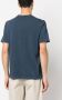 Drumohr Katoenen T-shirt Blauw - Thumbnail 4