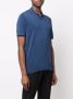 Drumohr Poloshirt met V-hals Blauw - Thumbnail 3