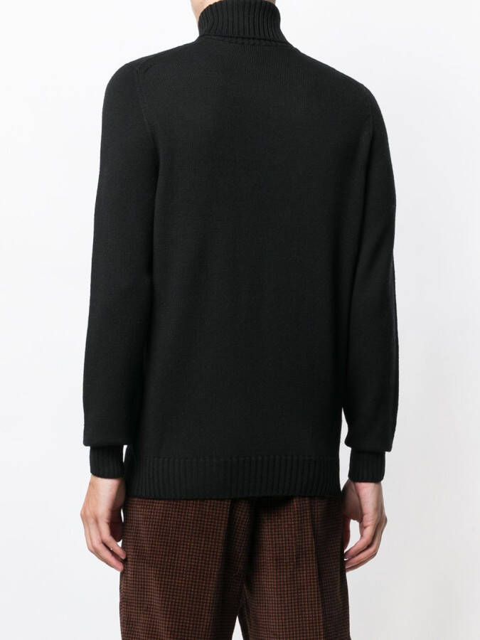 Drumohr rollneck jumper Zwart