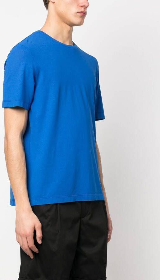 Drumohr T-shirt met ronde hals Blauw
