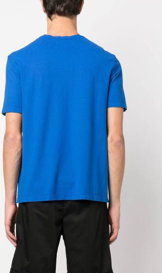 Drumohr T-shirt met ronde hals Blauw