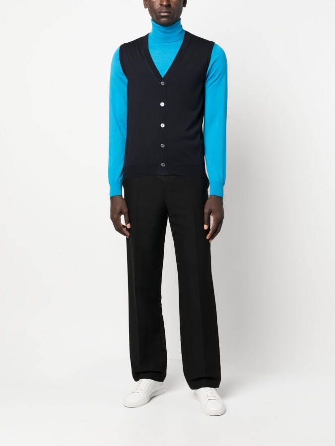 Drumohr Mouwloos vest Blauw