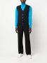 Drumohr Mouwloos vest Blauw - Thumbnail 2