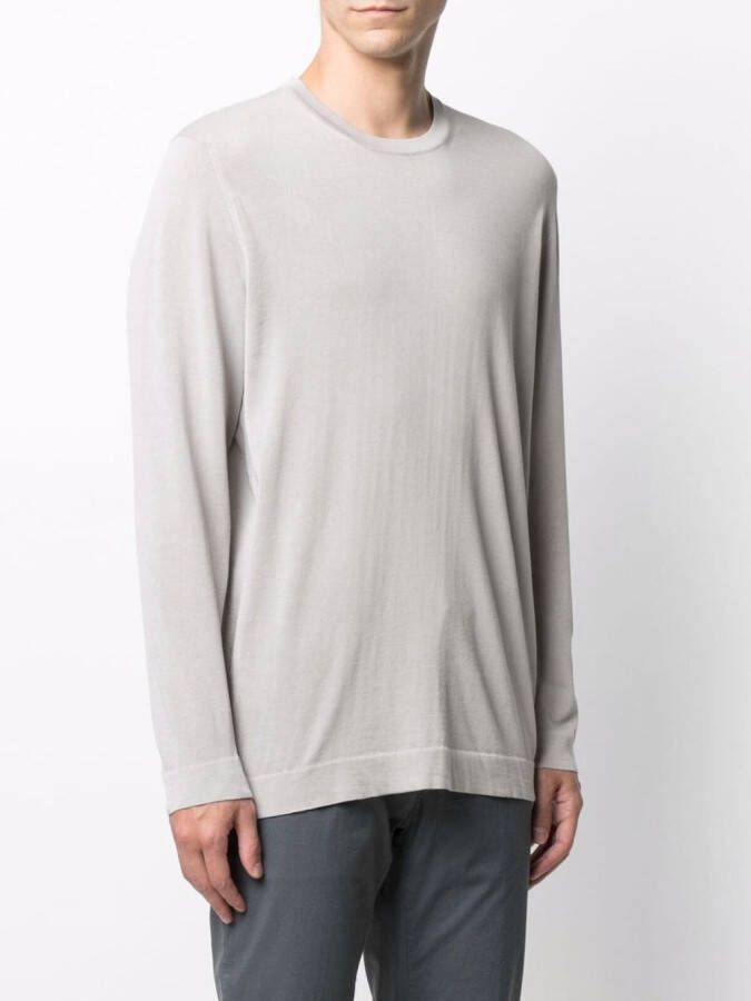 Drumohr Sweater met ronde hals Grijs