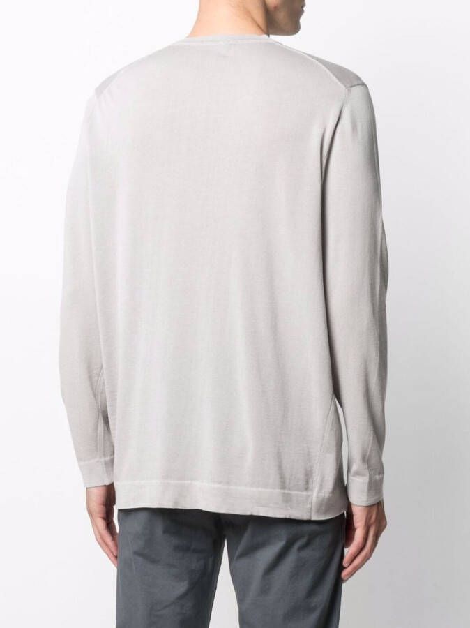 Drumohr Sweater met ronde hals Grijs