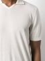 Drumohr T-shirt met puntige kraag Beige - Thumbnail 5