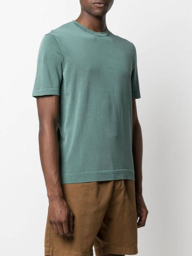 Drumohr T-shirt met ronde hals Groen