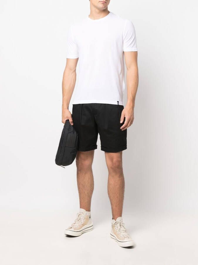 Drumohr T-shirt met ronde hals Wit