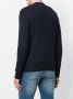 Drumohr Trui van merinowol Blauw - Thumbnail 4