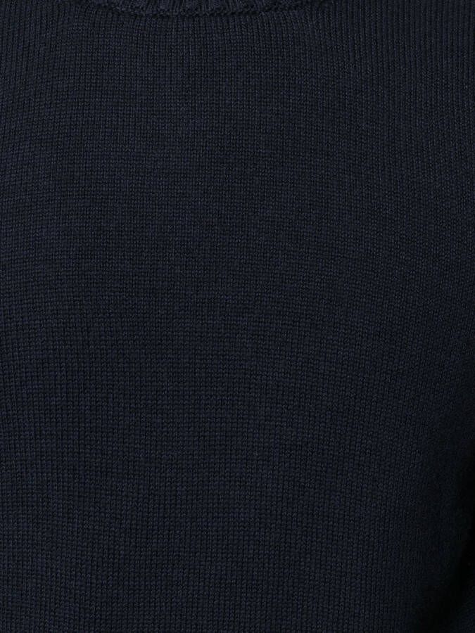 Drumohr Trui van merinowol Blauw