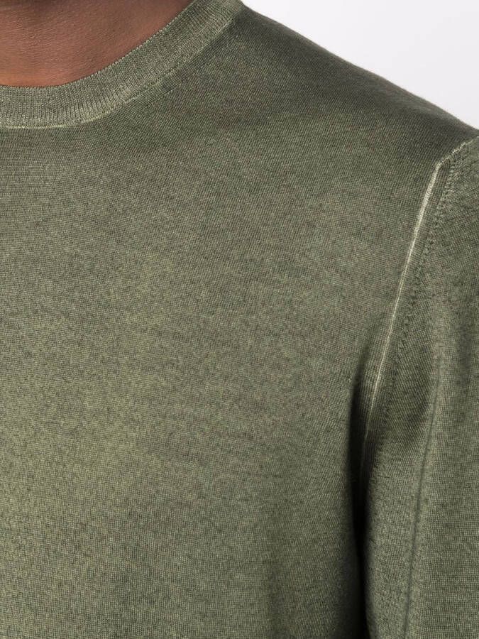 Drumohr Trui met ronde hals Groen