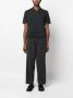 Drumohr Poloshirt met V-hals Zwart - Thumbnail 2