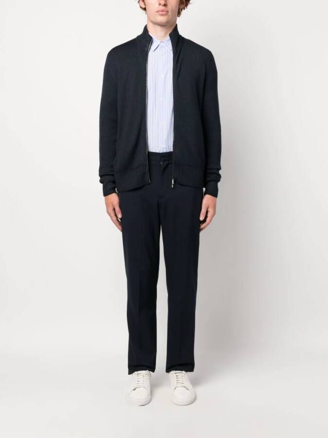 Drumohr Vest met rits Blauw