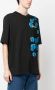 DSQUARED2 T-shirt met abstracte print Zwart - Thumbnail 3