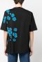 DSQUARED2 T-shirt met abstracte print Zwart - Thumbnail 4