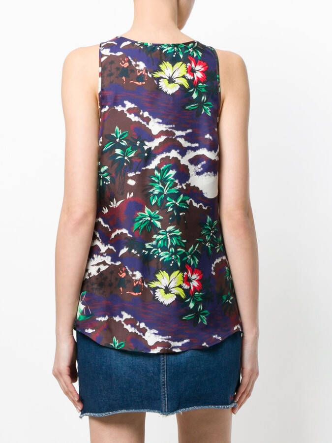 DSQUARED2 Aloha print tanktop Veelkleurig