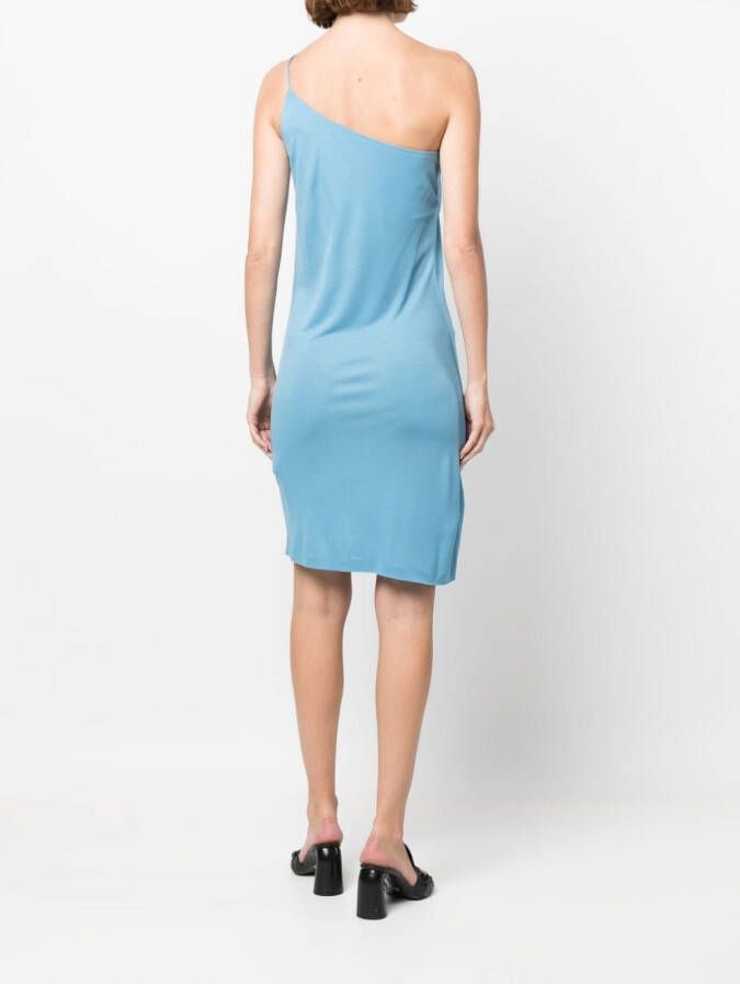 Dsquared2 Asymmetrische jurk Blauw