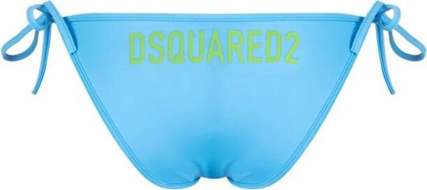 Dsquared2 Bikinislip met logoprint Blauw