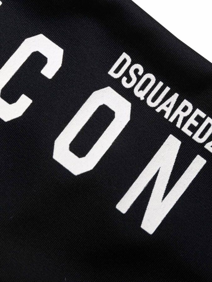 DSQUARED2 Bikinitop met print Zwart