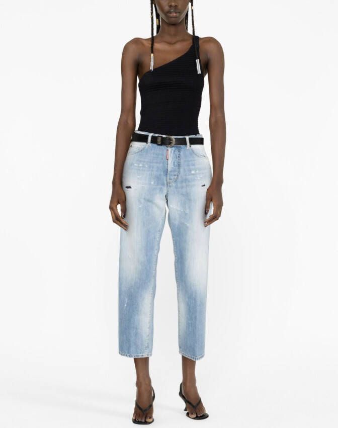 DSQUARED2 Jeans met gebleekt effect Blauw