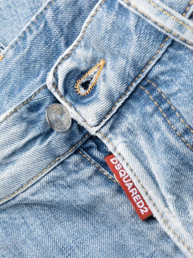 DSQUARED2 Jeans met gebleekt effect Blauw