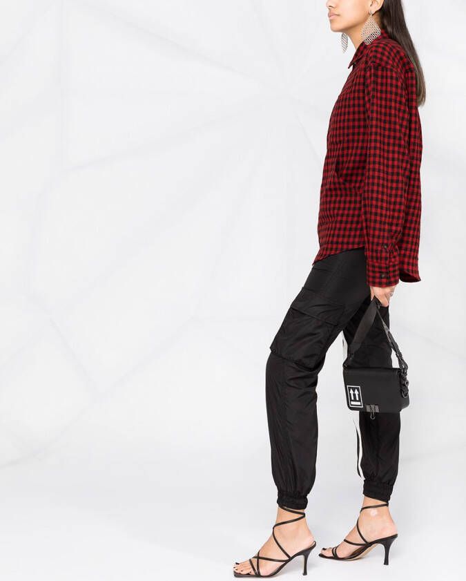 Dsquared2 Blouse met gingham ruit Rood